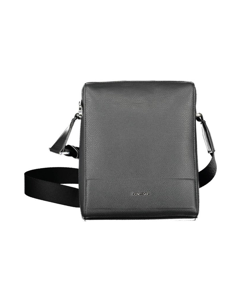 Calvin Klein Black Polyurethane Men Shoulder Bag