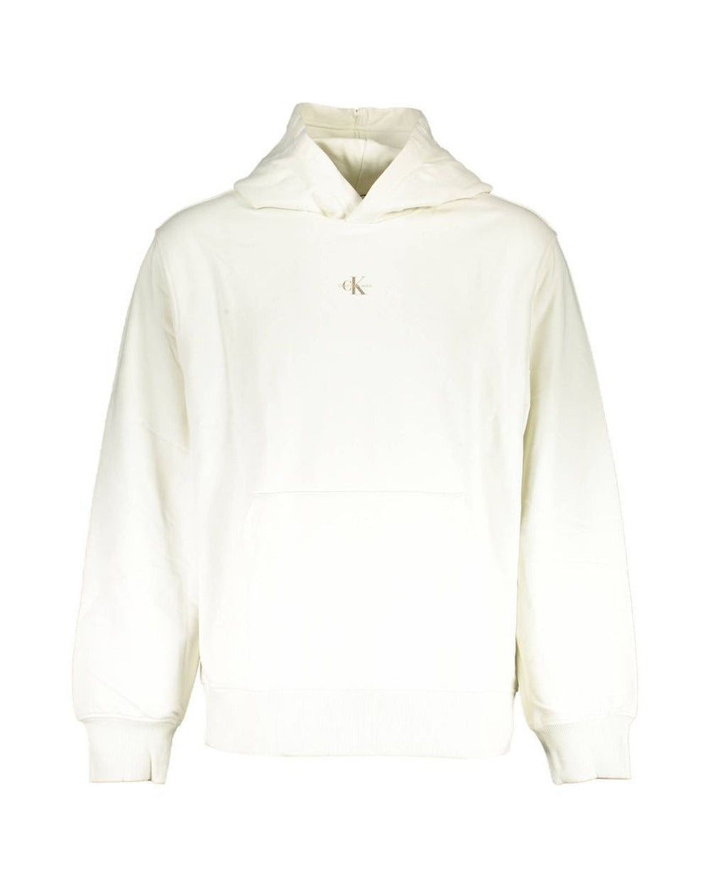 Calvin Klein White Cotton Men's Sweatshirt