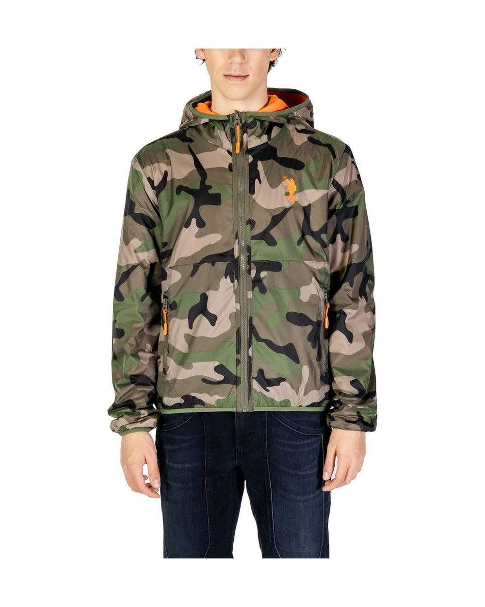 U.S. POLO ASSN. Green Polyamide Shell Jacket