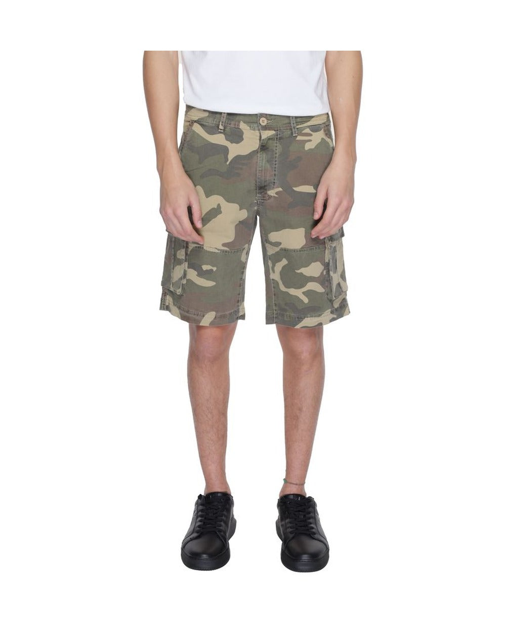 U.S. POLO ASSN. Beige Cotton Bermuda Shorts