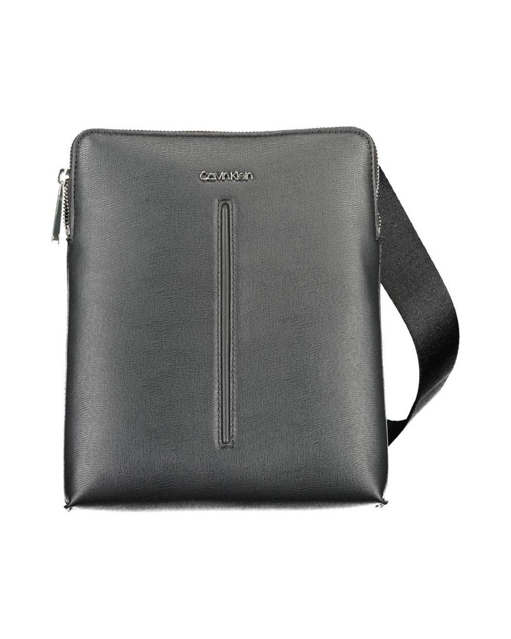 Calvin Klein Black Polyurethane Men Shoulder Bag