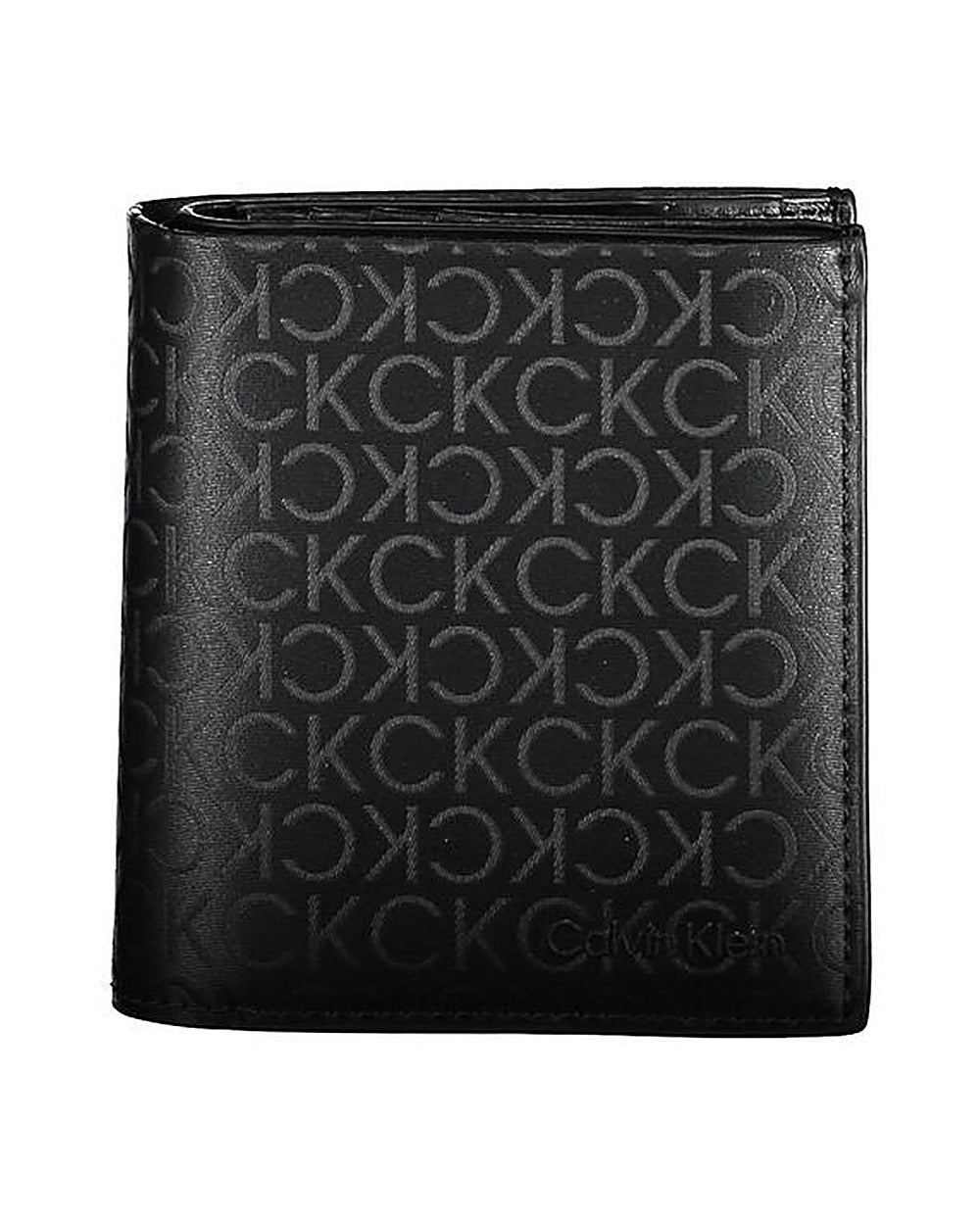 Calvin Klein Black Polyurethane Men Wallet