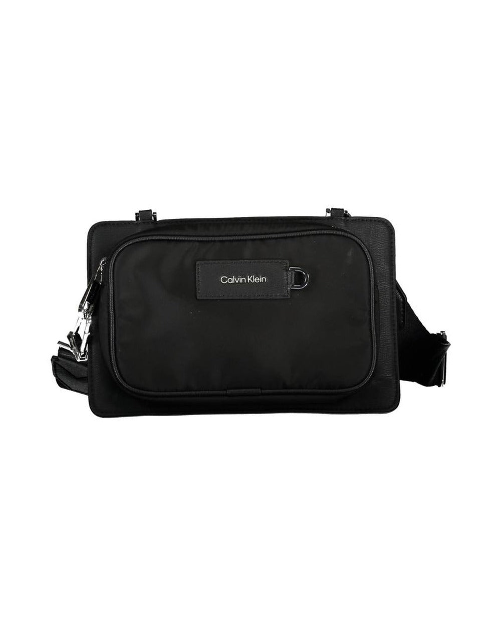 Calvin Klein Black Polyester Men's Shoulder Bag