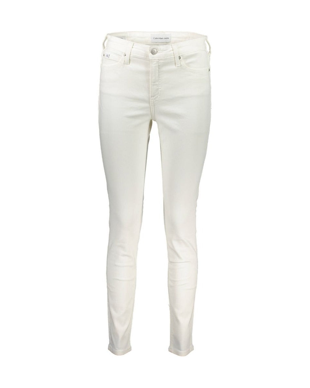 Calvin Klein Bianco Cotton Women Jeans