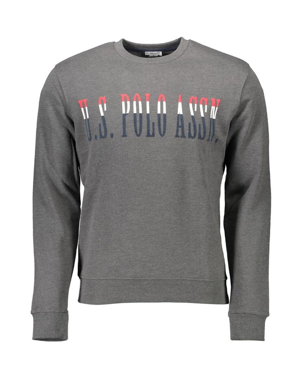 U.S. POLO ASSN. Gray Cotton Men's Sweatshirt