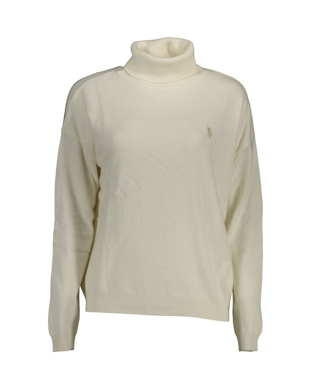 U.S. POLO ASSN. Bianco Viscose Women's Sweater
