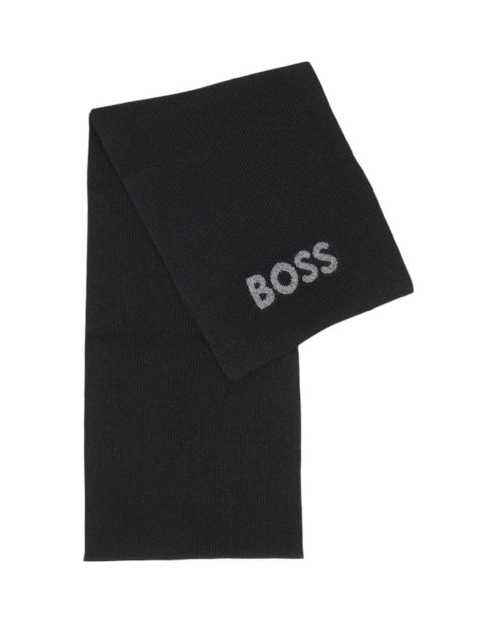 Hugo Boss Black Polyacrylic Scarf