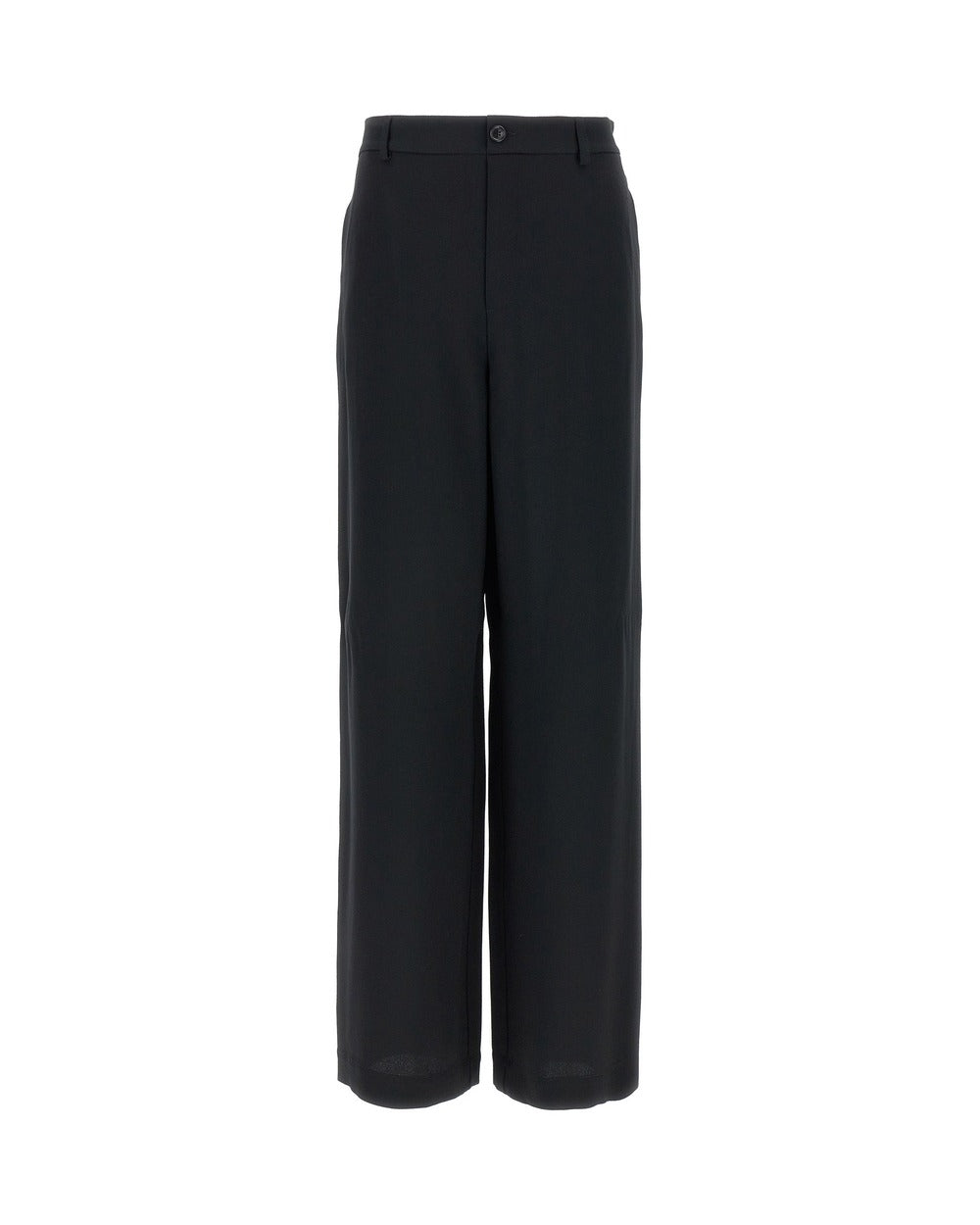 Moschino Black Acetate Casual Pants