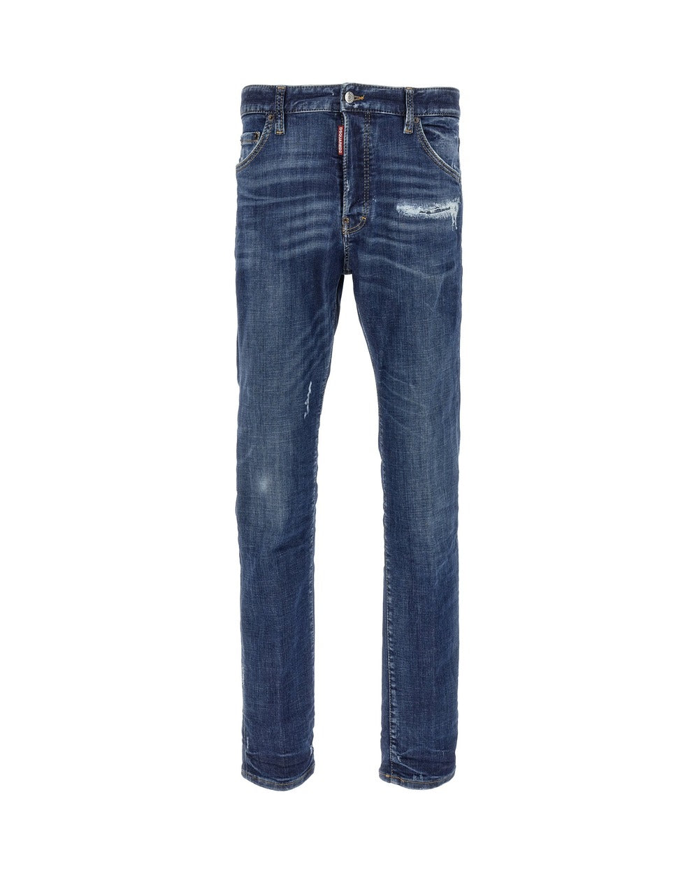 Dsquared² Blue Cotton Slim Fit Jeans