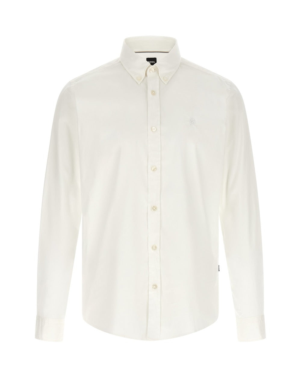 Hugo Boss White Cotton Blouse