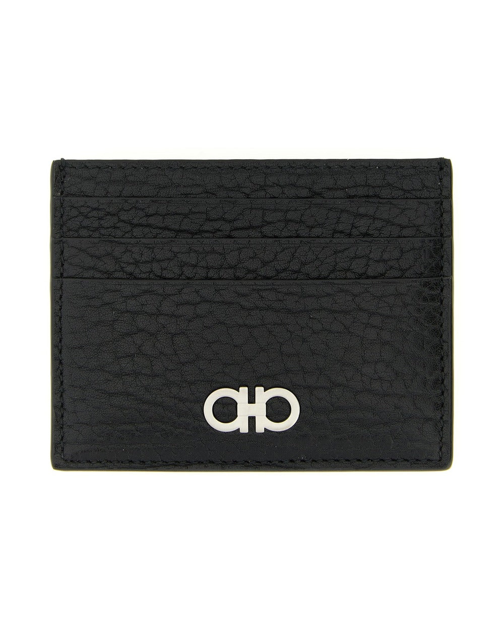Ferragamo Black Calfskin Cardholder