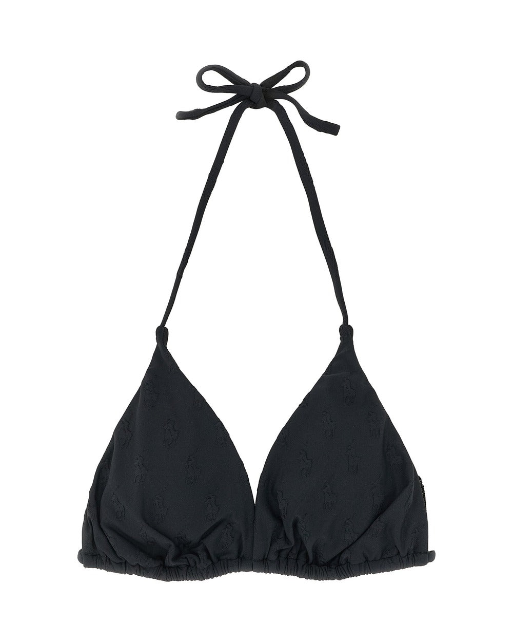 Polo Ralph Lauren Black Recycled Polyester Bikini