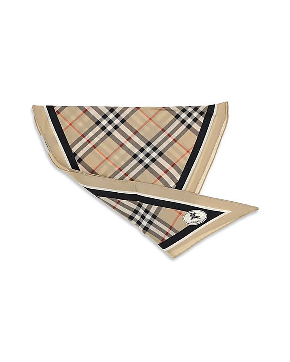 Burberry Beige Silk Scarf
