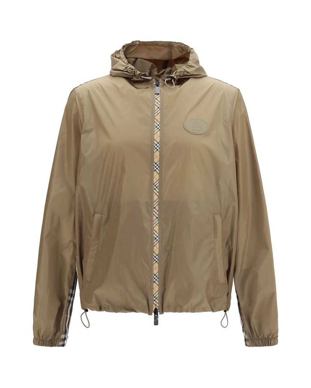Burberry Brown Nylon Shell Jacket