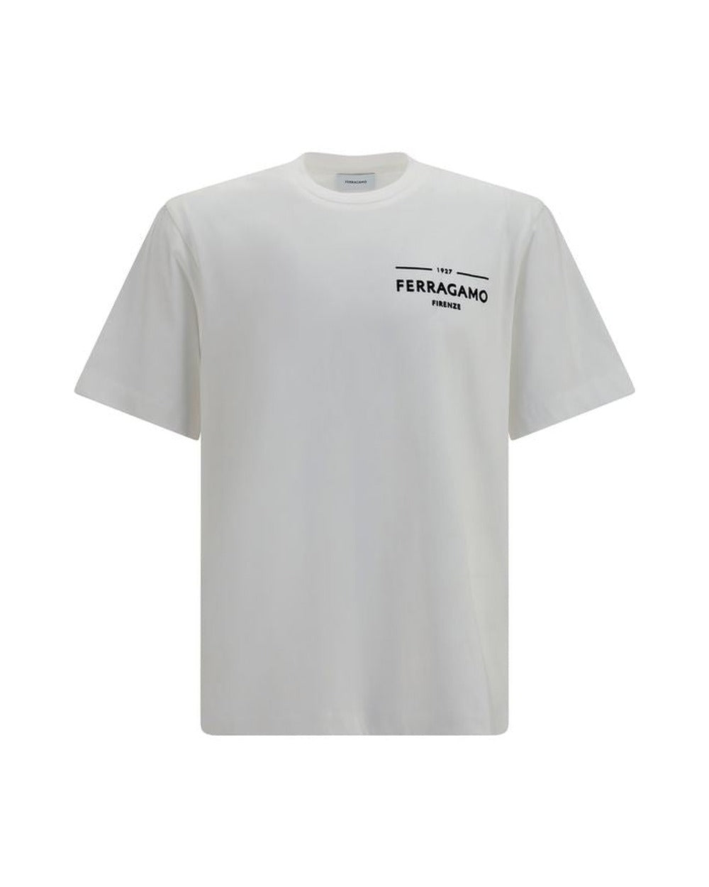 Ferragamo White Cotton T-Shirt
