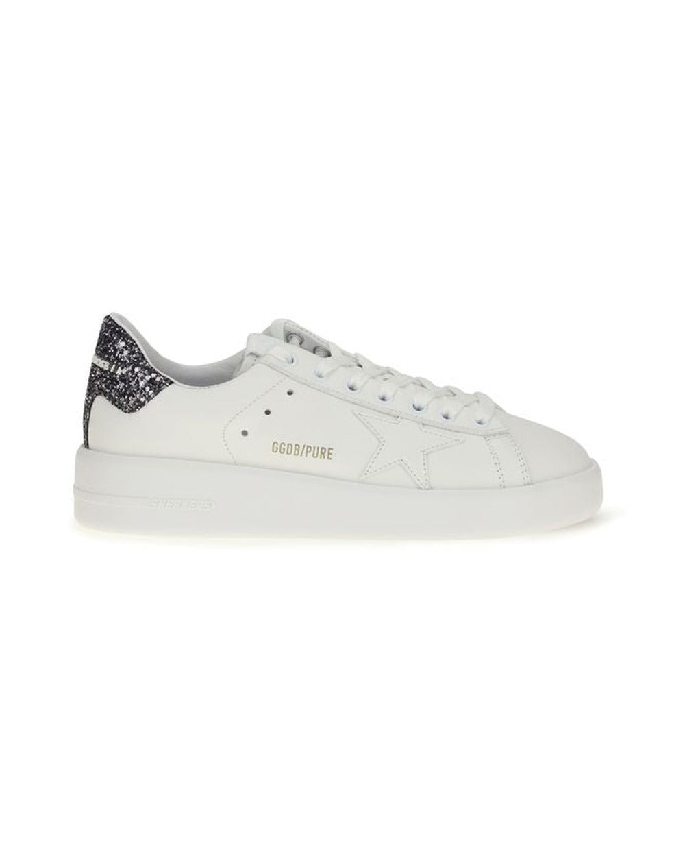 Golden Goose White Calf Leather Bos Taurus Low Top Sneakers