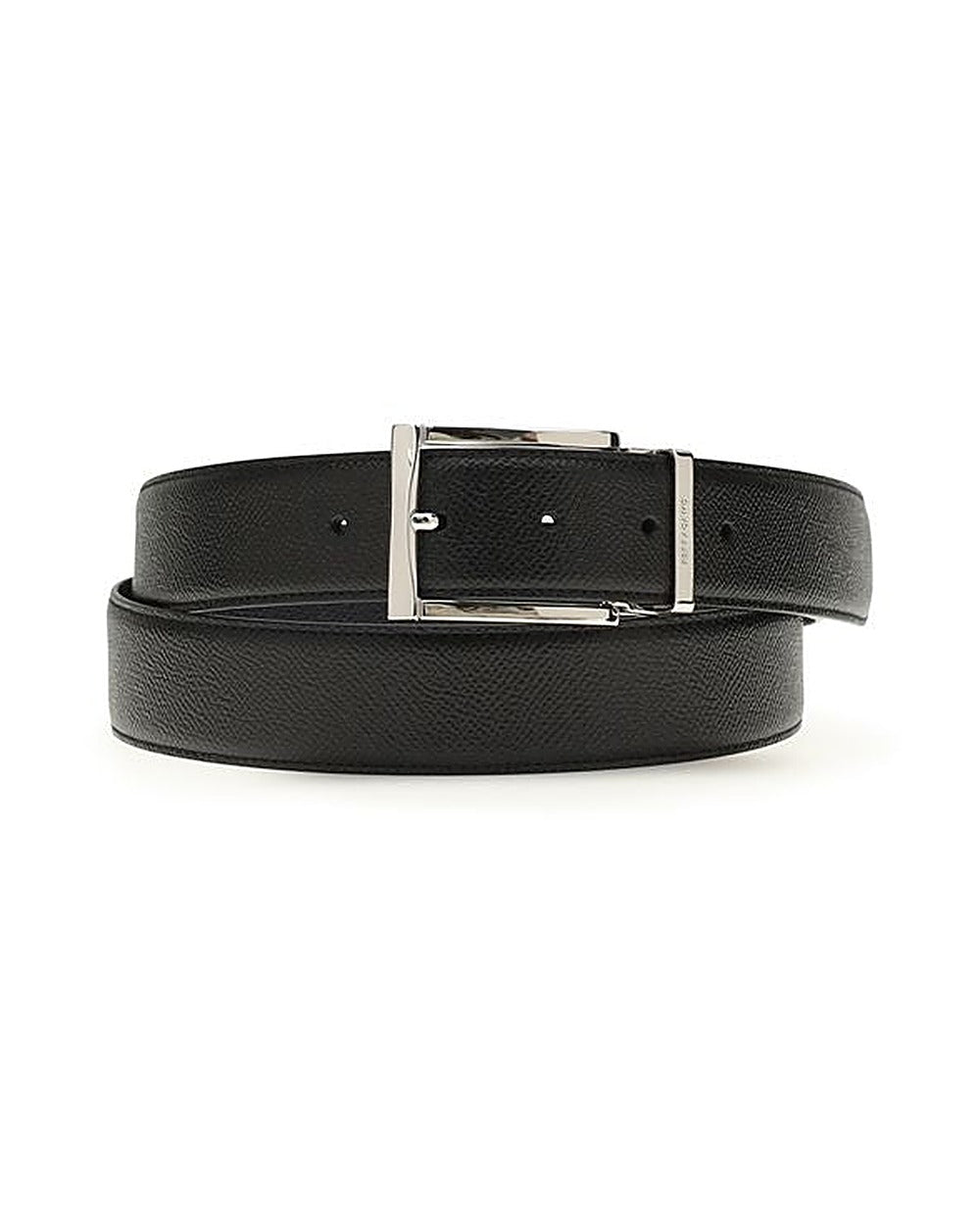 Ferragamo Blue Calf Leather Bos Taurus Regular Belt