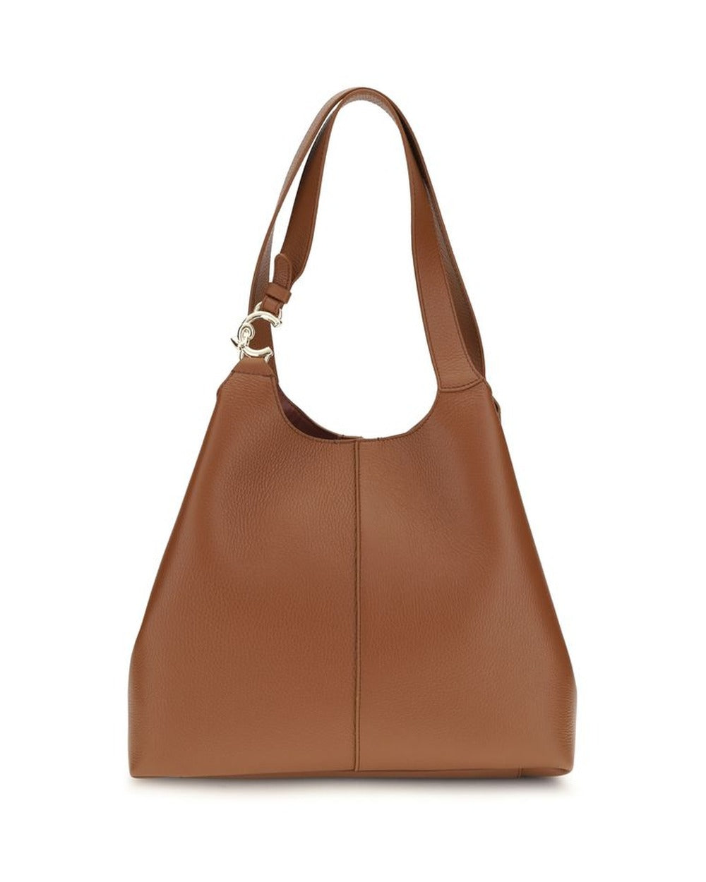 Coccinelle Brown Calf Leather Bos Taurus Shoulder Bag