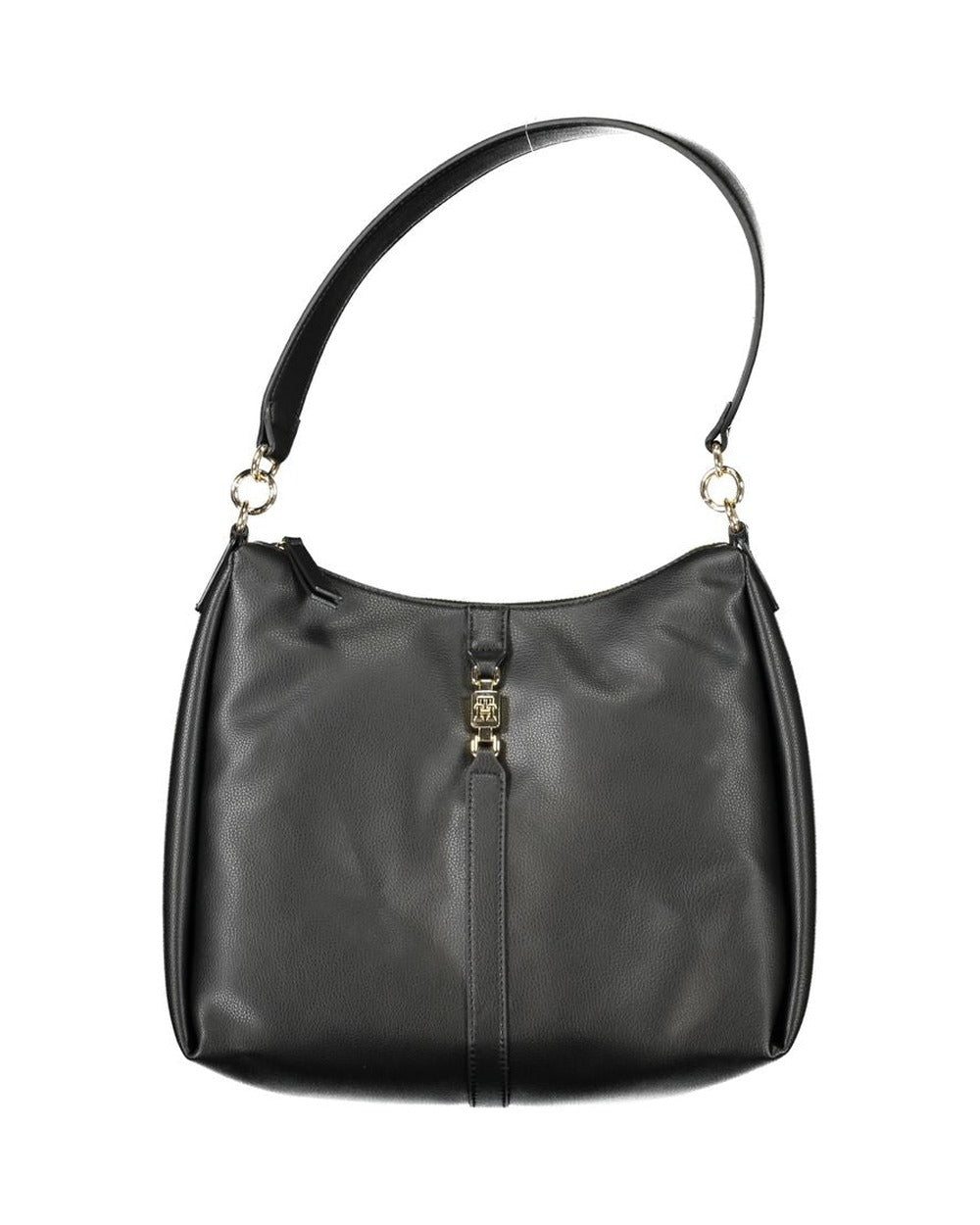 Tommy Hilfiger Black Polyester Women Shoulder Bag