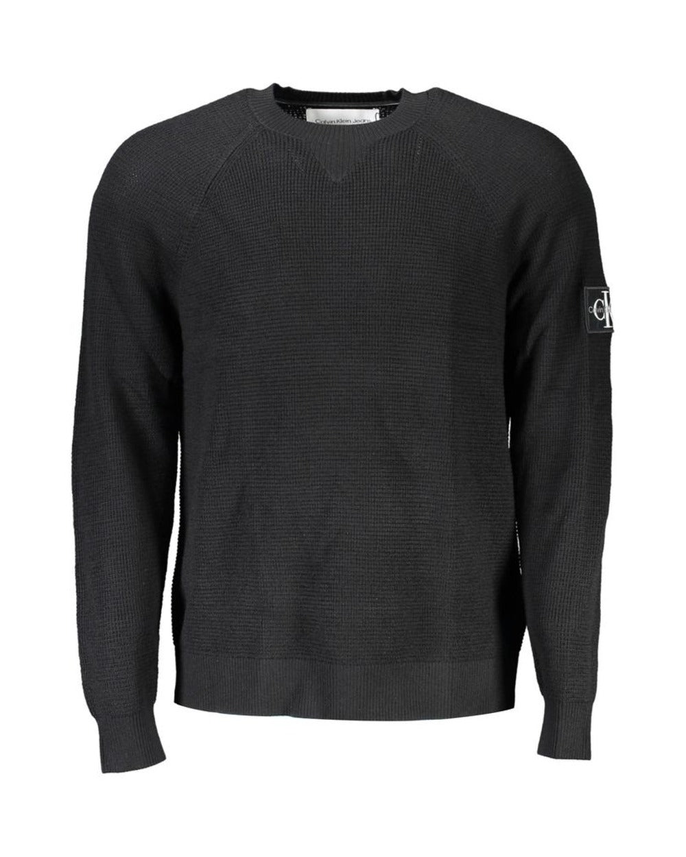 Calvin Klein Nero Wool Mens Sweater