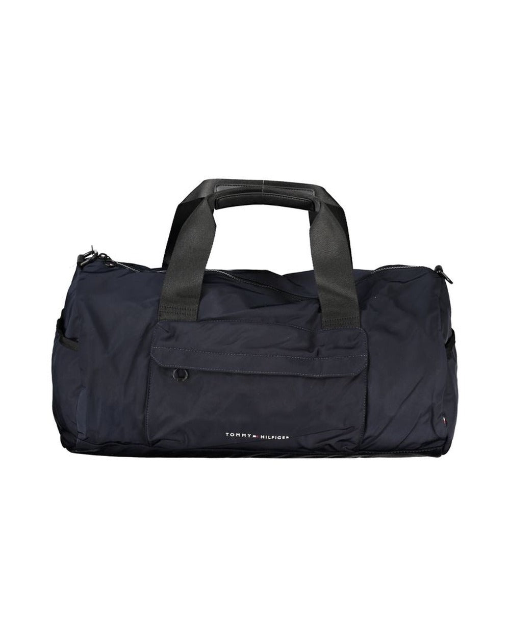 Tommy Hilfiger Blue Polyester Men's Bag with Adjustable Shoulder Strap