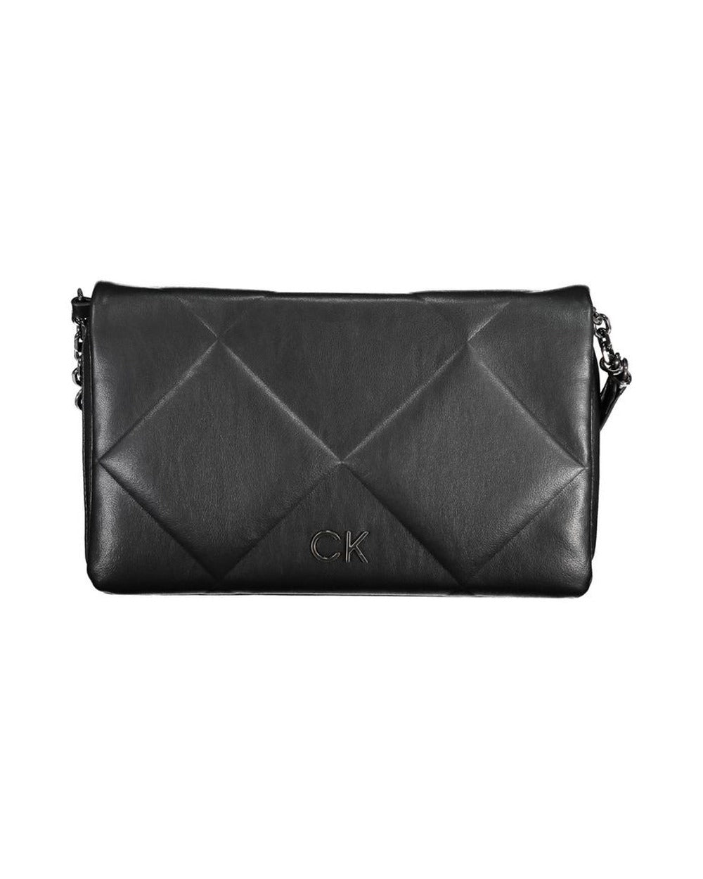 Calvin Klein Black Polyester Women Shoulder Bag