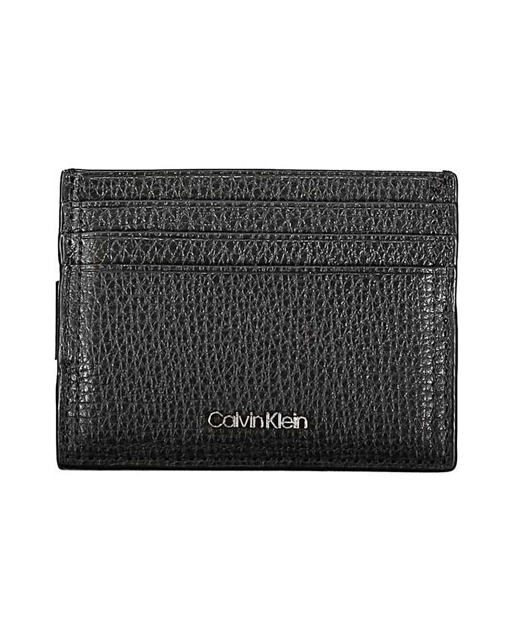Calvin Klein Sleek Leather Card Holder with Money Clip