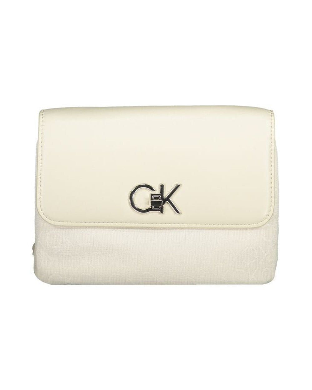 Calvin Klein Beige Polyester Women Handbag