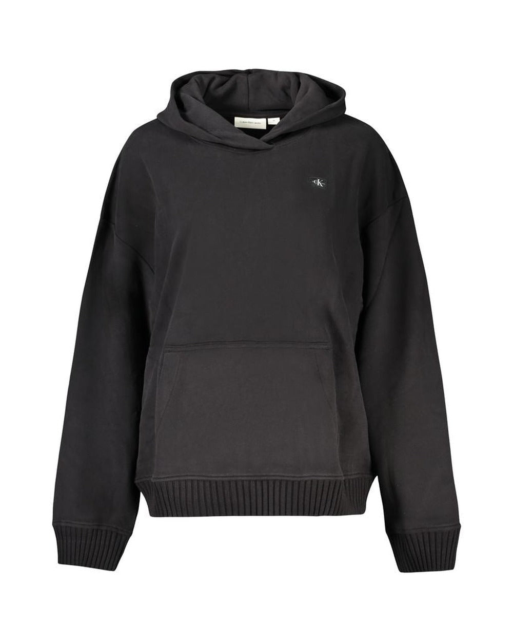 Calvin Klein Black Cotton Women Sweatshirt