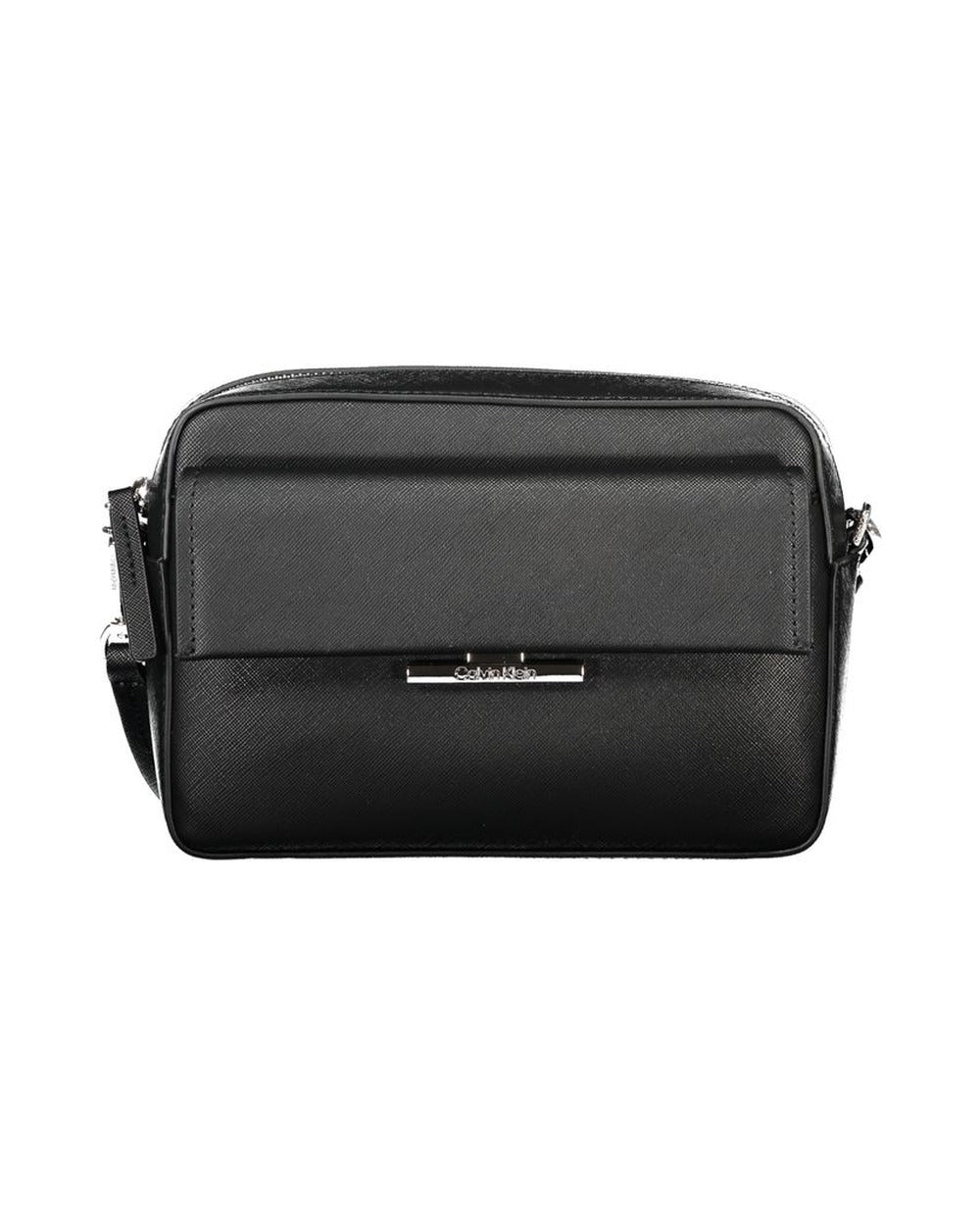 Calvin Klein Black Polyurethane Women's Shoulder Bag