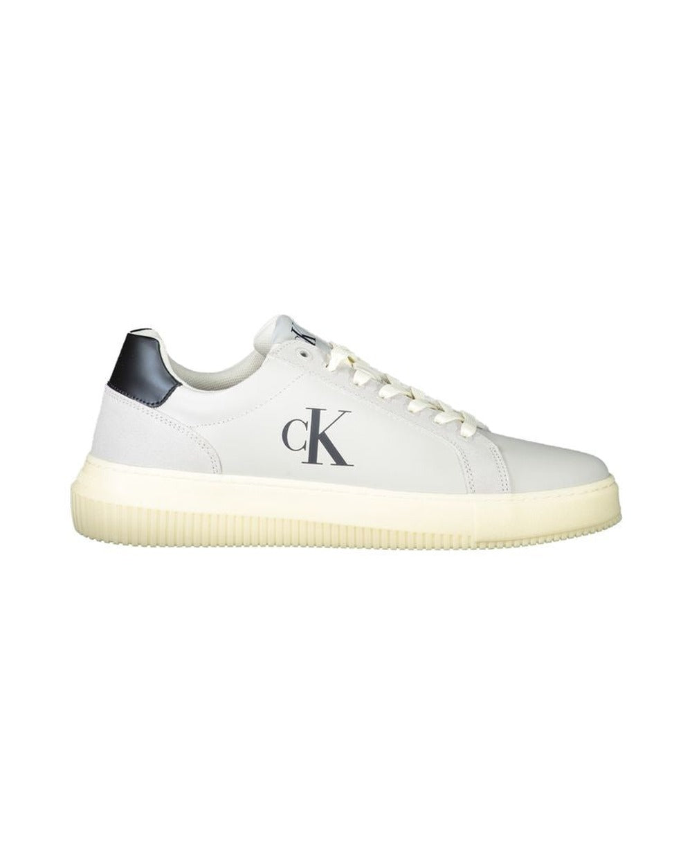 Calvin Klein White Polyurethane Men's Sneaker