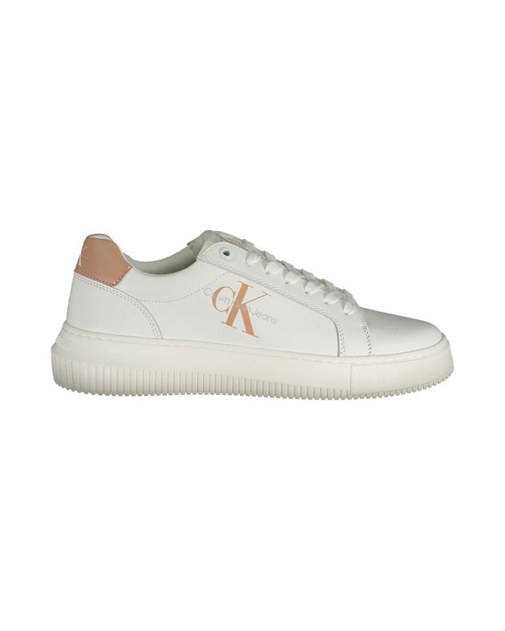 Calvin Klein White Leather Women Sneaker