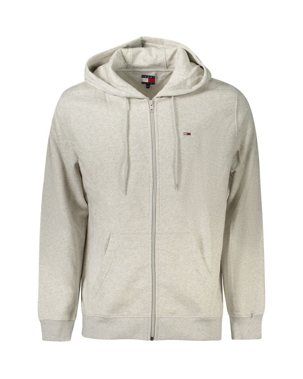 Tommy Hilfiger Grigio Cotton Men's Sweatshirt Hoodie