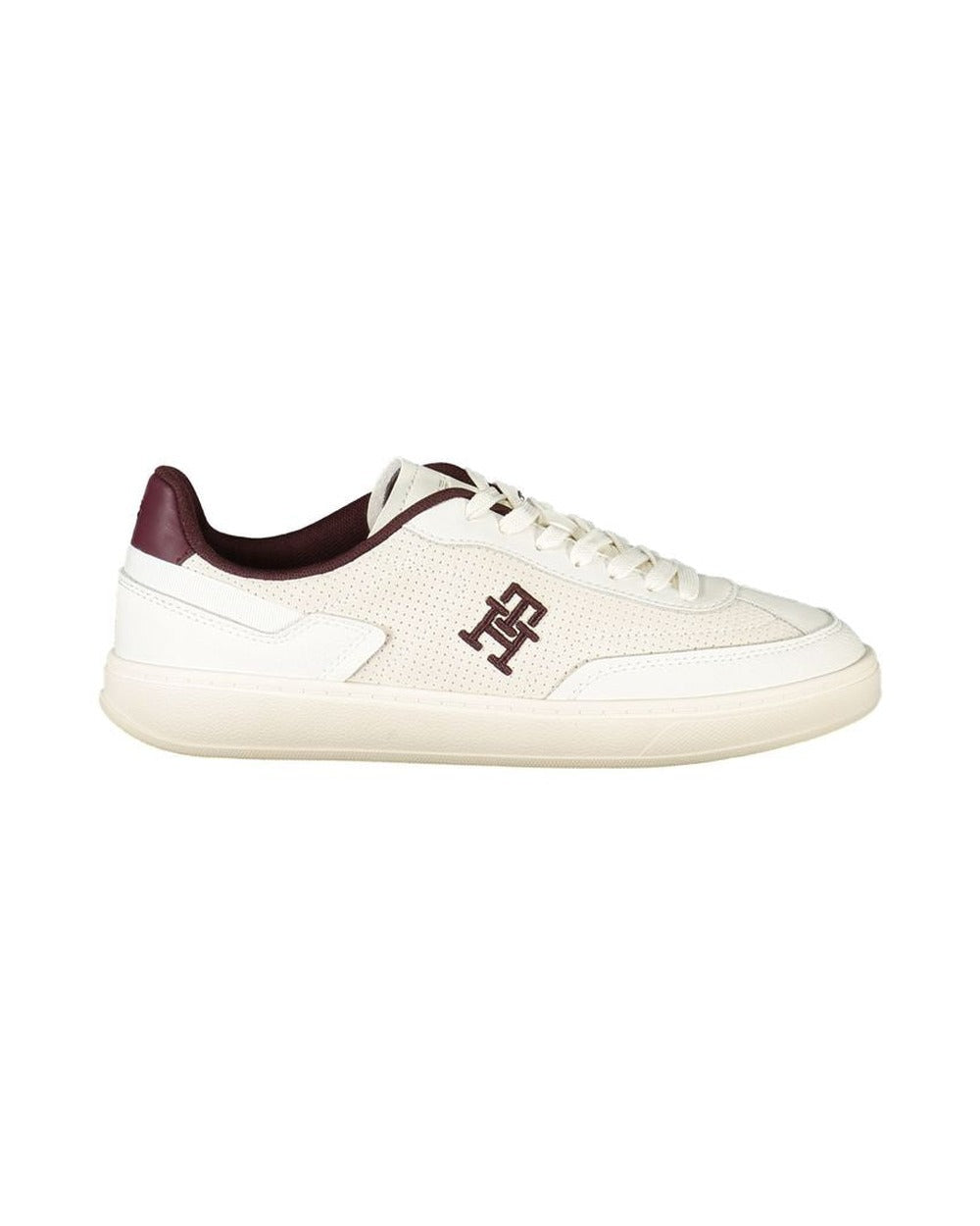 Tommy Hilfiger Beige Polyurethane Women Sneaker