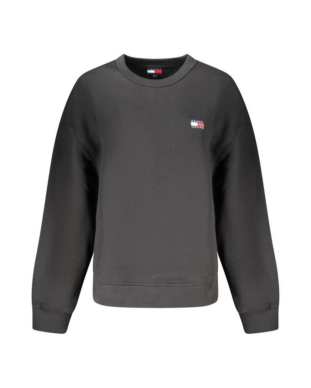 Tommy Hilfiger Black Cotton Women Sweatshirt