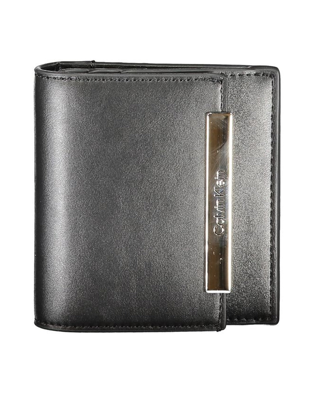 Calvin Klein Black Polyurethane Women Wallet