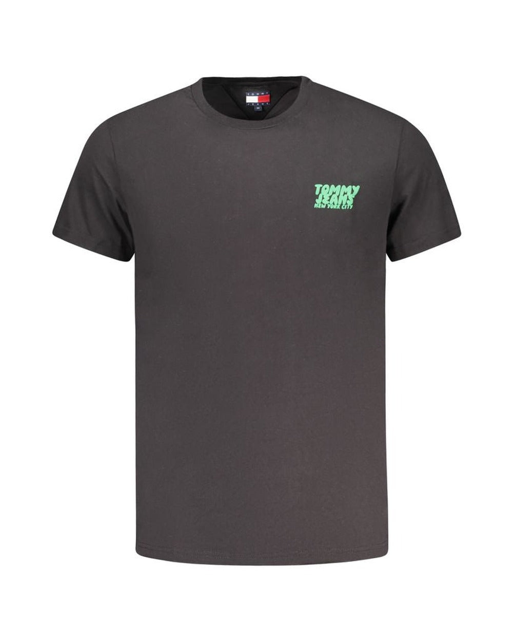 Tommy Hilfiger Black Cotton Men's T-Shirt