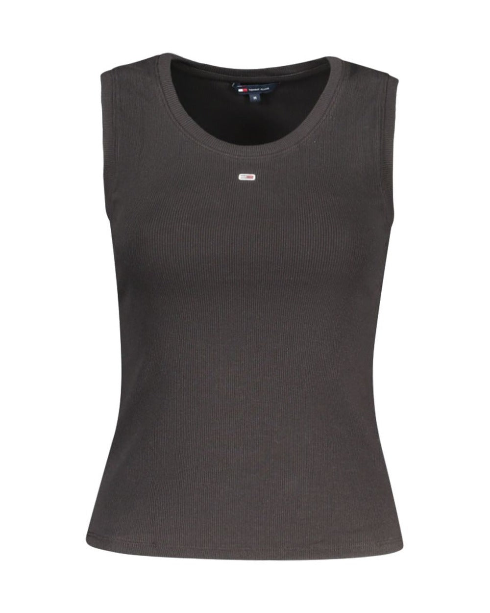 Tommy Hilfiger Black Cotton Women Tank Top