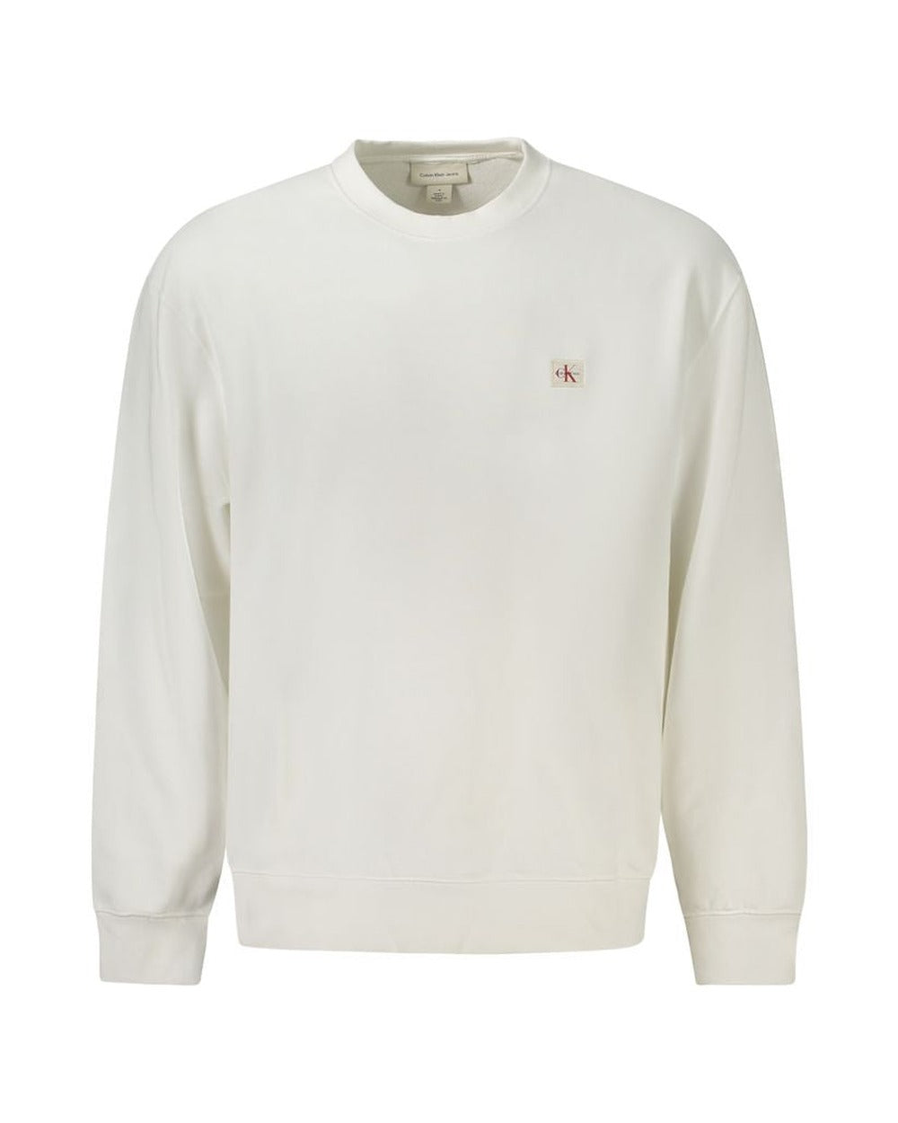 Calvin Klein White Cotton Men's Sweatshirt