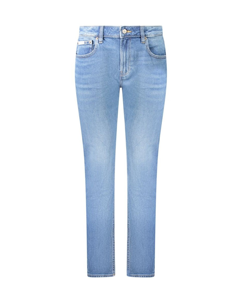 Calvin Klein Blu Cotton Women Jeans