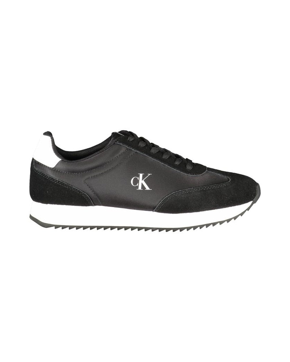 Calvin Klein Nero Leather Women Sneaker