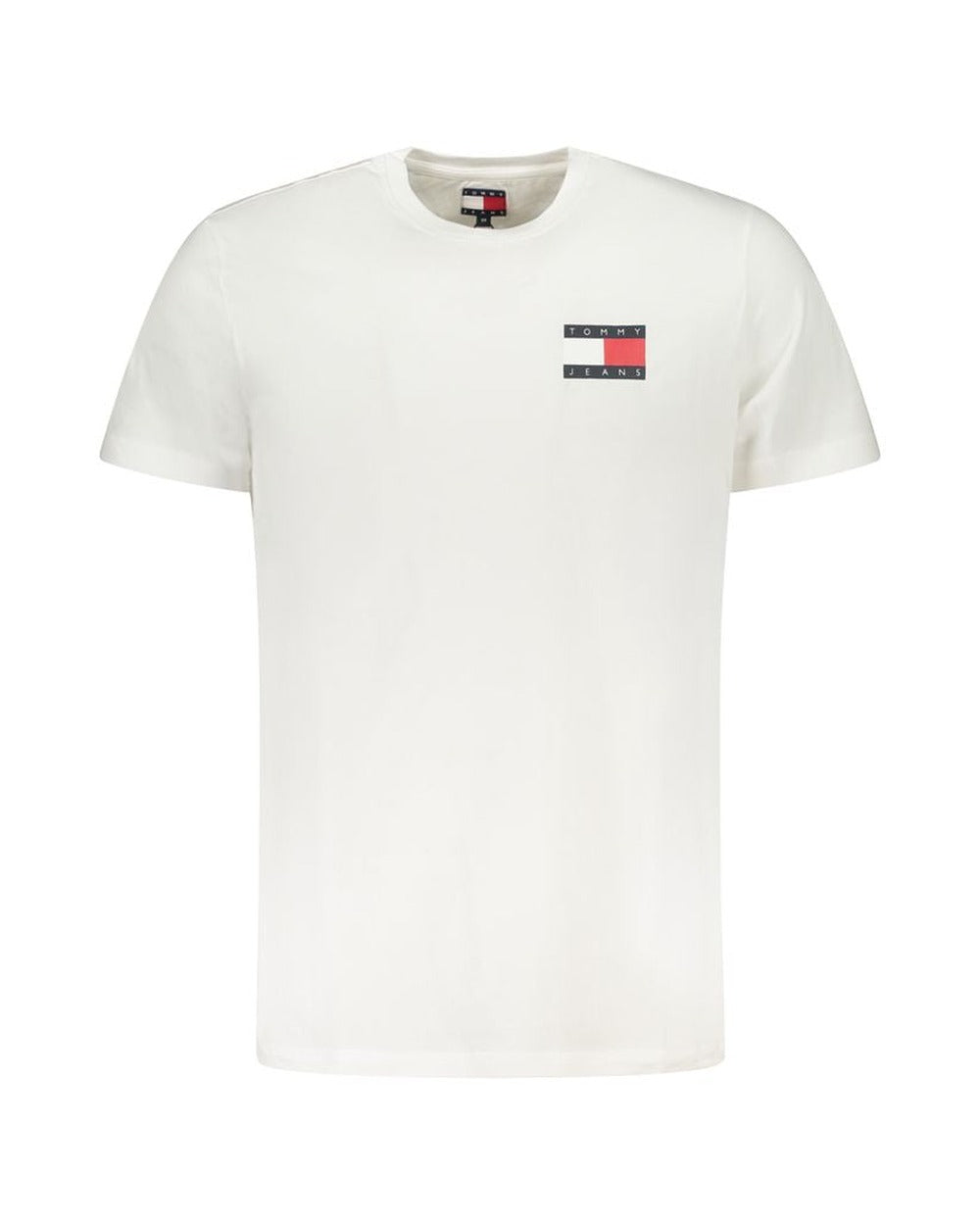 Tommy Hilfiger White Cotton Men's T-Shirt