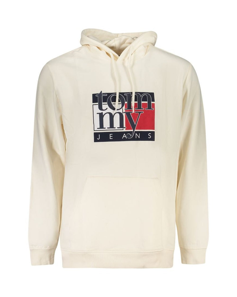 Tommy Hilfiger White Cotton Men's Hooded Sweatshirt