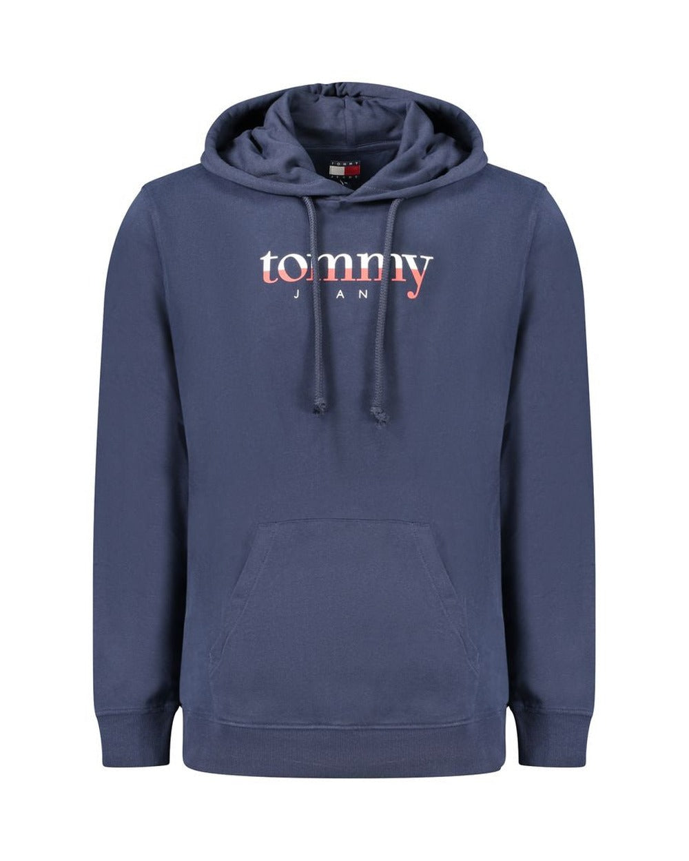 Tommy Hilfiger Blue Cotton Men's Hooded Sweatshirt