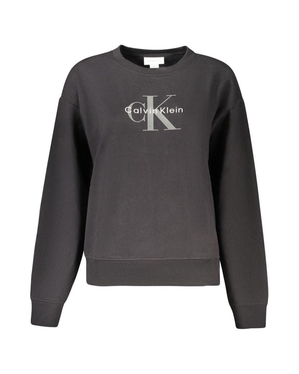 Calvin Klein Black Cotton Women's Sweatshirt