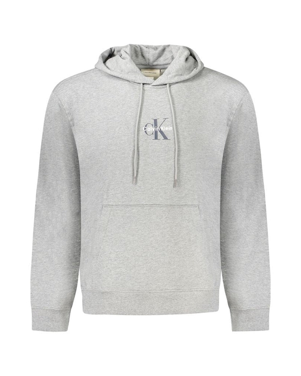 Calvin Klein "Grigio Cotton Men's Sweatshirt with Hood"