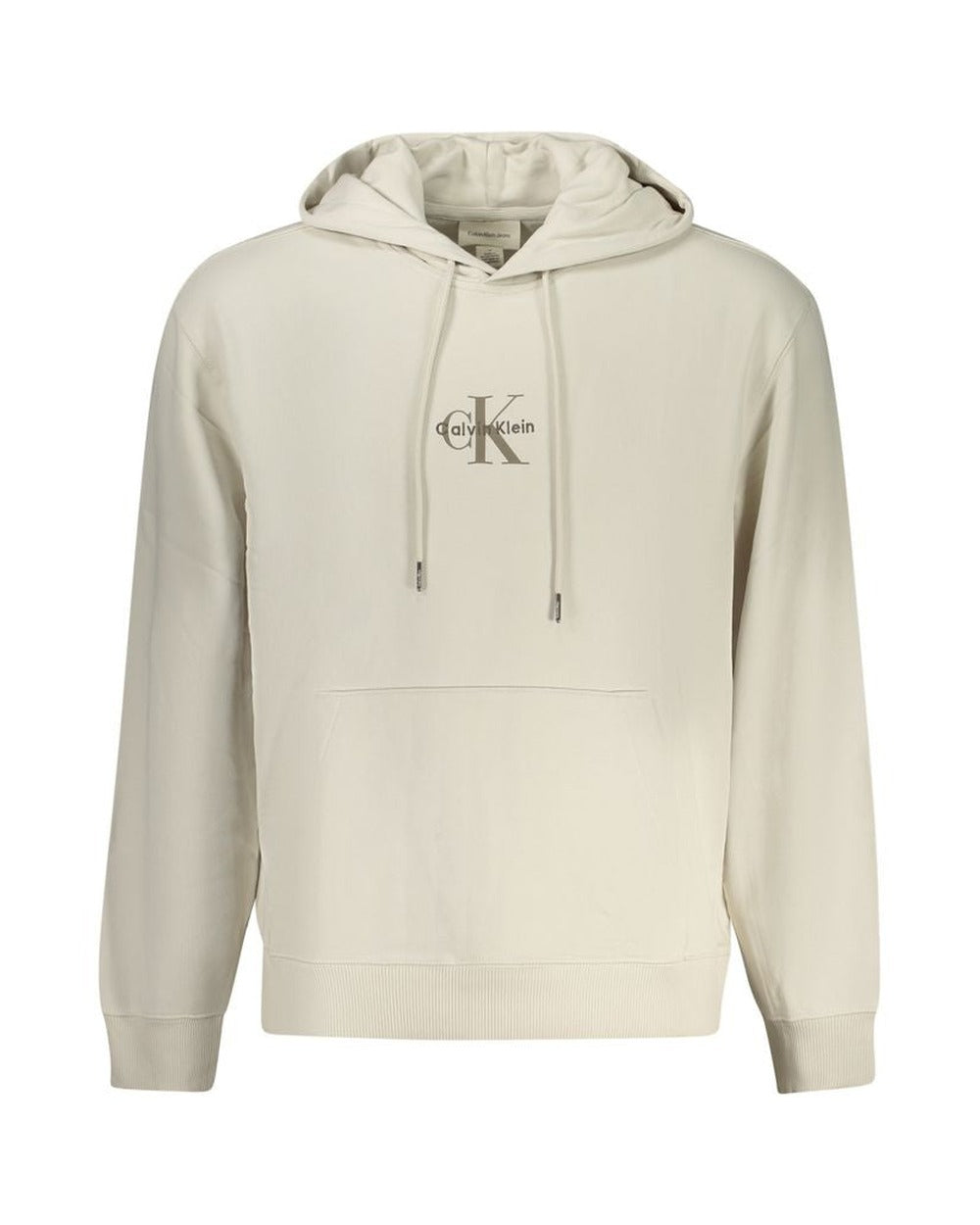 Calvin Klein Beige Cotton Men's Hoodie