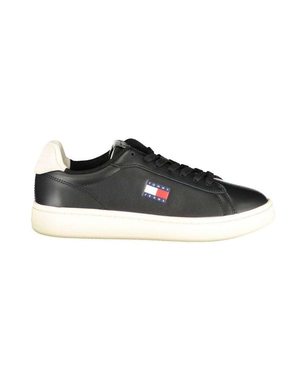 Tommy Hilfiger Black Polyurethane Women's Sneaker