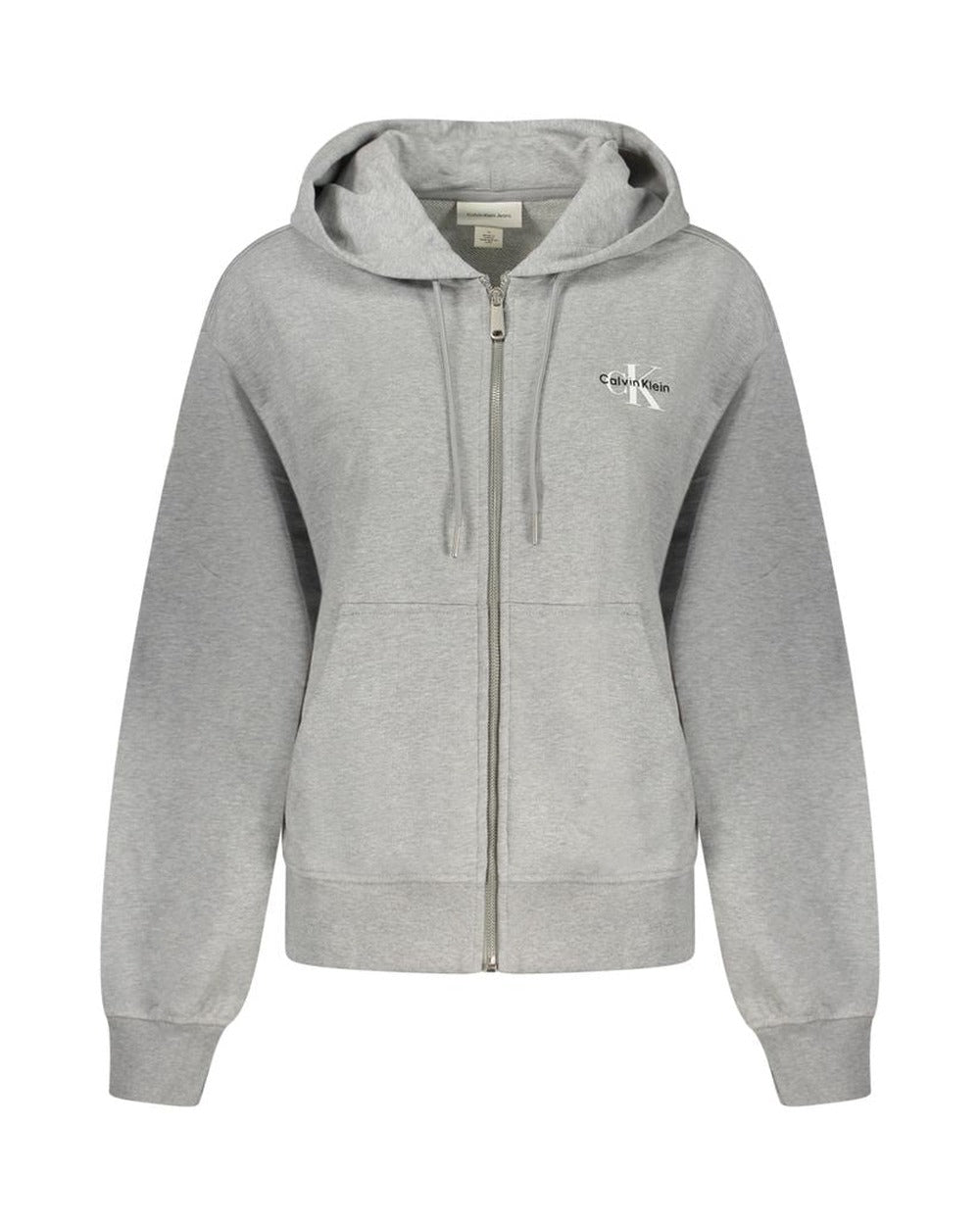 Calvin Klein Grigio Cotton Women's Hoodie