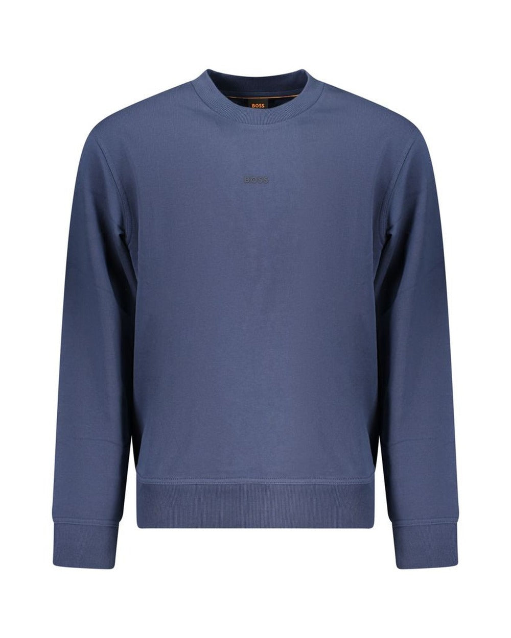 Hugo Boss Blue Cotton Men's Sweatshirt